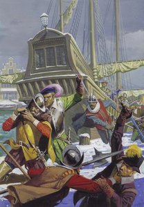 Breda ostromának megakadályozása (gouache, papír) alkotó: Severino Baraldi