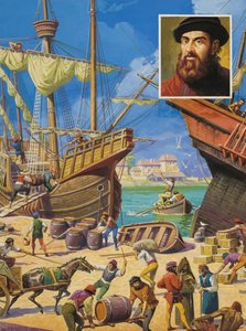 Ferdinand Magellán alkotó: Severino Baraldi