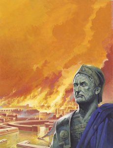 Hannibál és Karthágó lángokban állt alkotó: Severino Baraldi