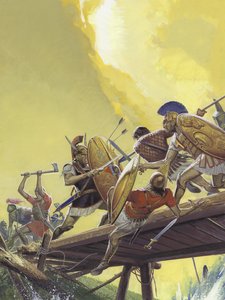 Horatius a hídnál alkotó: Severino Baraldi