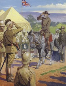 Pier Cronje megadja magát Lord Robertsnek alkotó: Severino Baraldi
