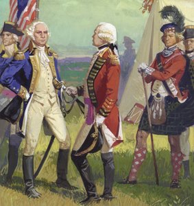 Lord Cornwallis megadása George Washingtonnak alkotó: Severino Baraldi