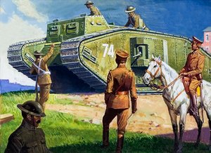 Tank a nyugati fronton alkotó: Severino Baraldi