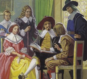 William Dampier megpróbál letelepedni Angliában. alkotó: Severino Baraldi