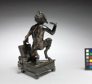 Térdelő szatír, 1520 körül (bronz) alkotó: Severo da Ravenna