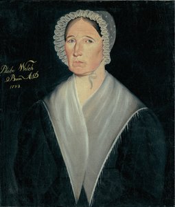 Mrs. William W. Welch portréja, c. 1837. alkotó: Sheldon Peck