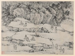 Tiger Hill, Suzhou, Tiger View: The Nodding Stone Terrace, Tiger Hill..., 1490 után.