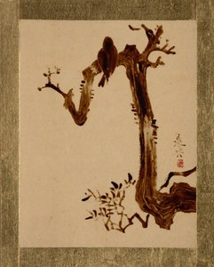 Varjú a fán. alkotó: Shibata Zeshin