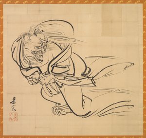 Ibaraki, c. 1840. alkotó: Shibata Zeshin
