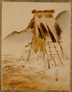 Rizsszárító keret. alkotó: Shibata Zeshin
