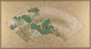 Különféle növények és fű, 19. század vége. alkotó: Shibata Zeshin