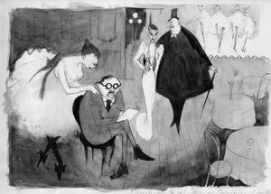 „Illusztráció egy előadáshoz Toulouse-Lautrecről”, 1950. alkotó: Shirley Markham