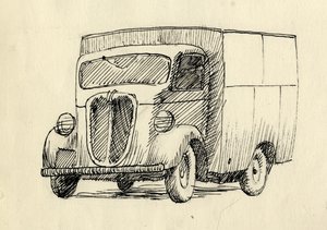 Teherautó, 1951. alkotó: Shirley Markham