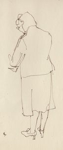 Nő hátulról, 1950. alkotó: Shirley Markham