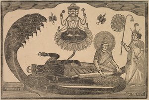 Anantasayan (Visnu a kígyón fekvő Ananta)