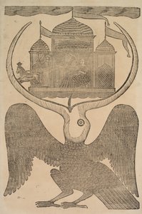 Jatayu Rama mitikus madár akadályozza Ravana szekerét, megpróbálja megakadályozni Sita elrablását, 1800-as évek.