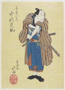 A színész Nakamura Shikan, 19. század eleje