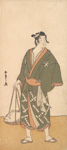 A színész Otani Hiroemon III, mint hal házaló, 1726-1792. alkotó: Shunsho
