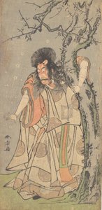 Az ötödik Ichikawa Danjuro mint udvari nemesi kuge, 1773 alkotó: Shunsho