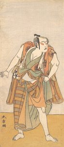Az első Bando Mitsugoro fegyvertelen emberként, 1774 vagy 1775. alkotó: Shunsho