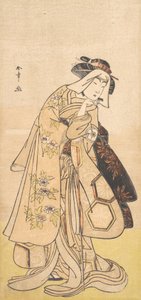 A negyedik Iwai Hanshiro mint nő, kb. 1779. alkotó: Shunsho