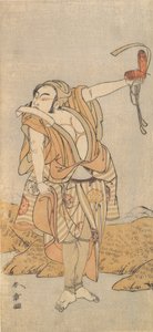 A második Nakamura Juzo, mint Yakko, 1773 ill alkotó: Shunsho
