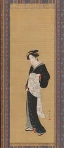Nő fekete kimonóban, 1783-89.
