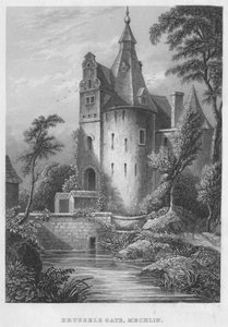 Brüsszeli kapu, Mechlen, 1850
