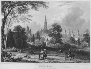Brüsszel, a Porte DAnderlecht közelében, 1850