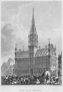 Városháza, Brüsszel, 1850