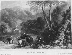 Kilátás Theux közelében, 1850