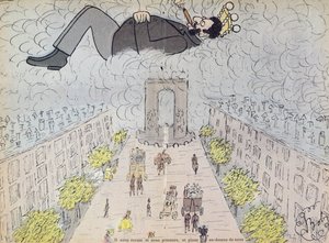 A művész antiszemita karikatúrája az „Ohe, Les Dirigeants”-ből, 1896