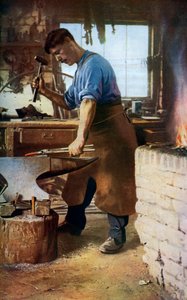 Kovács munkában, Anglia, 1922 alkotó: Sidney H Nicholls