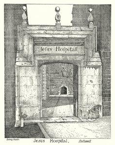 Jézus Kórház, Rothwell (metszet) alkotó: Sidney Heath