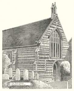 A Bede-ház, Higham Ferrers (metszet)