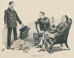Ott mondta, 1892 alkotó: Sidney Paget