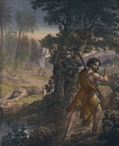 Ábel meggyilkolása alkotó: Siegfried Detler Bendixen