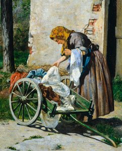 Mosók Firenze közelében alkotó: Silvestro Lega