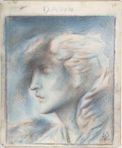 Hajnal (Hypnosz feje) alkotó: Simeon Solomon