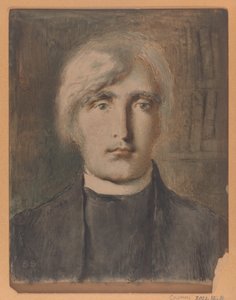 Egy egyházi személy portréja alkotó: Simeon Solomon