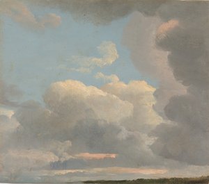Felhőtanulmány kora este, kb. 1786-1806.