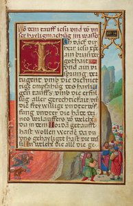 Bordüre mit der Überquerung des Roten Meeres alkotó: Simon Bening