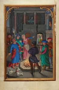 Szent Péter tagadása alkotó: Simon Bening