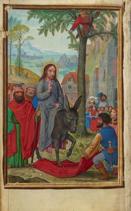 Der Einzug in Jerusalem alkotó: Simon Bening