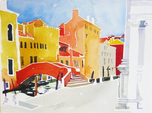 Campo S Guistina, 2006 (akvarell)