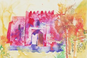 Jabreen falak, Omán, 2005 (akvarell)