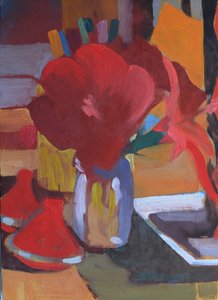 Marokkói vörös, 2014 (olaj, tábla) alkotó: Simon Fletcher
