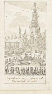 Jacob van Heemskerck temetése az amszterdami Oude Kerkben, 1607