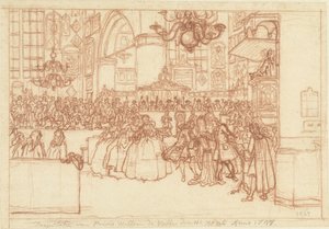 V. Vilmos herceg megkeresztelkedése, 1748 Willem de Vyfde herceg megkeresztelkedése 1748. április 11-én (cím a tárgyon)
