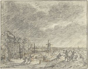 Heves vihar és árvíz Halfwegben, 1775. november 15-én